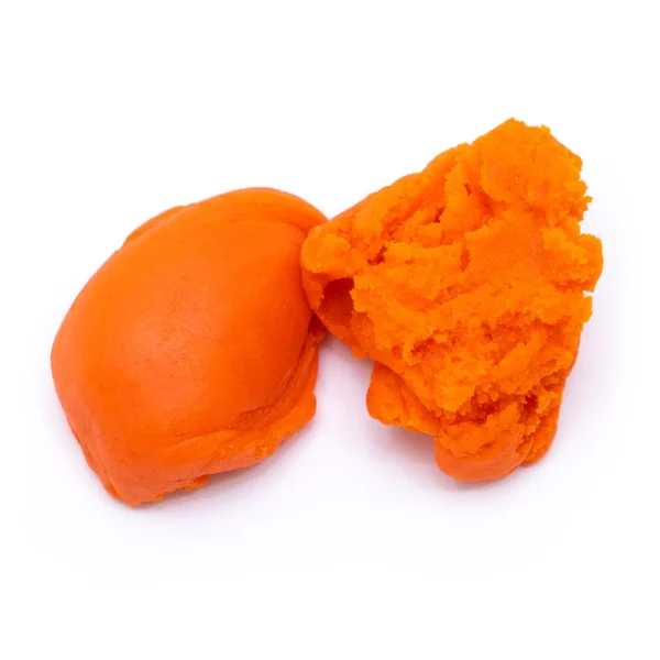 Orange marsipan HALV KILO