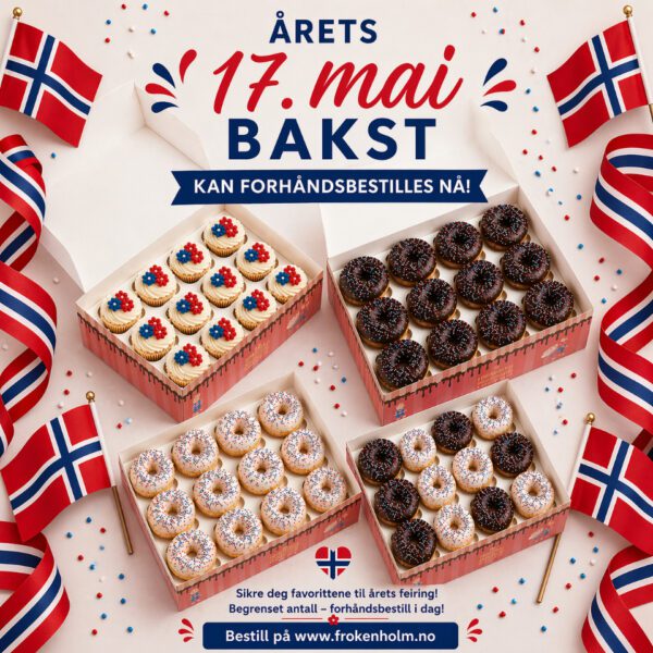 17. mai Cupcakes & Donuts MIX - 15% rabatt