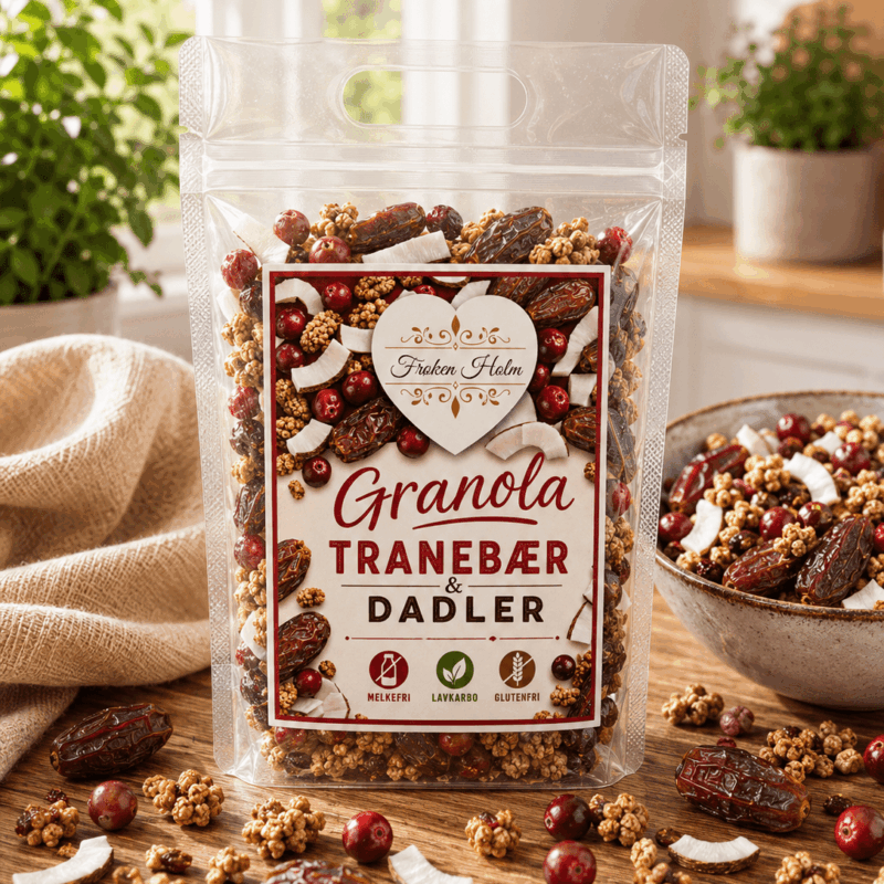 Granola Tranebær & Dadler