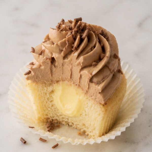 4-pk Sjokolade & Vanilje cupcakes -DISSE KAN IKKE SENDES I POSTEN!