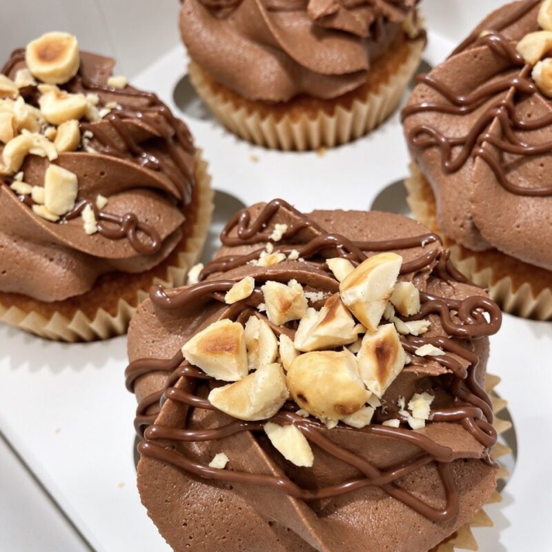 4-pk Nutella cupcakes - KUN LOKAL HENTING
